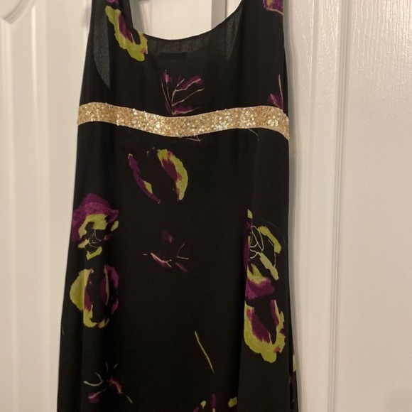 Magaschoni midi chiffon floral evening dress - Picture 4 of 6